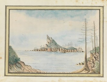 Justinian and Surprize standing into Sydney Bay