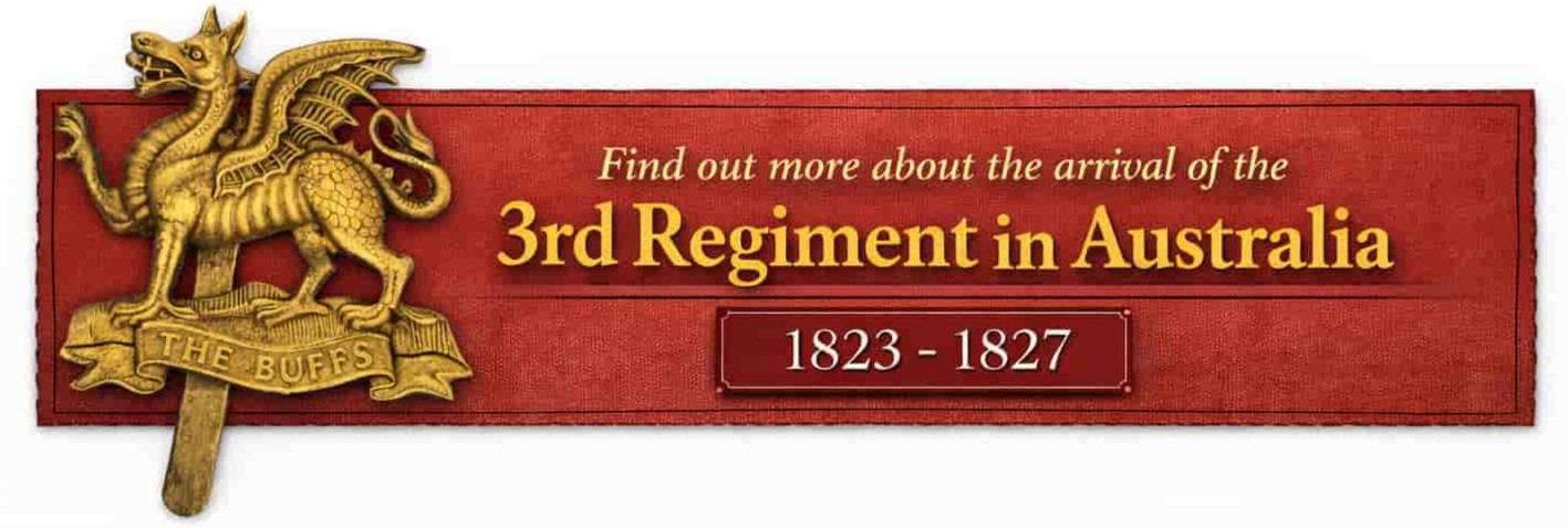 Find out more about the arrival of the 3rd Regiment in Australia
