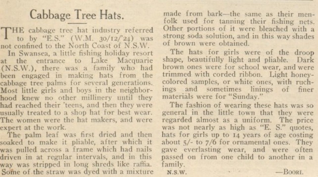 The Australian Women's Mirror 20 January 1925