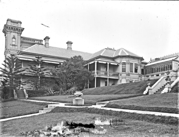 Snowball, Ralph, 1849-1925, John Wood's residence, Jesmond House, Newcastle, NSW, March 1890