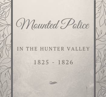 Mounted Police in the Hunter Valley