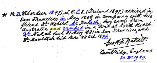 Mackintosh note